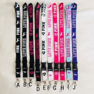 Love pink lanyard 💙